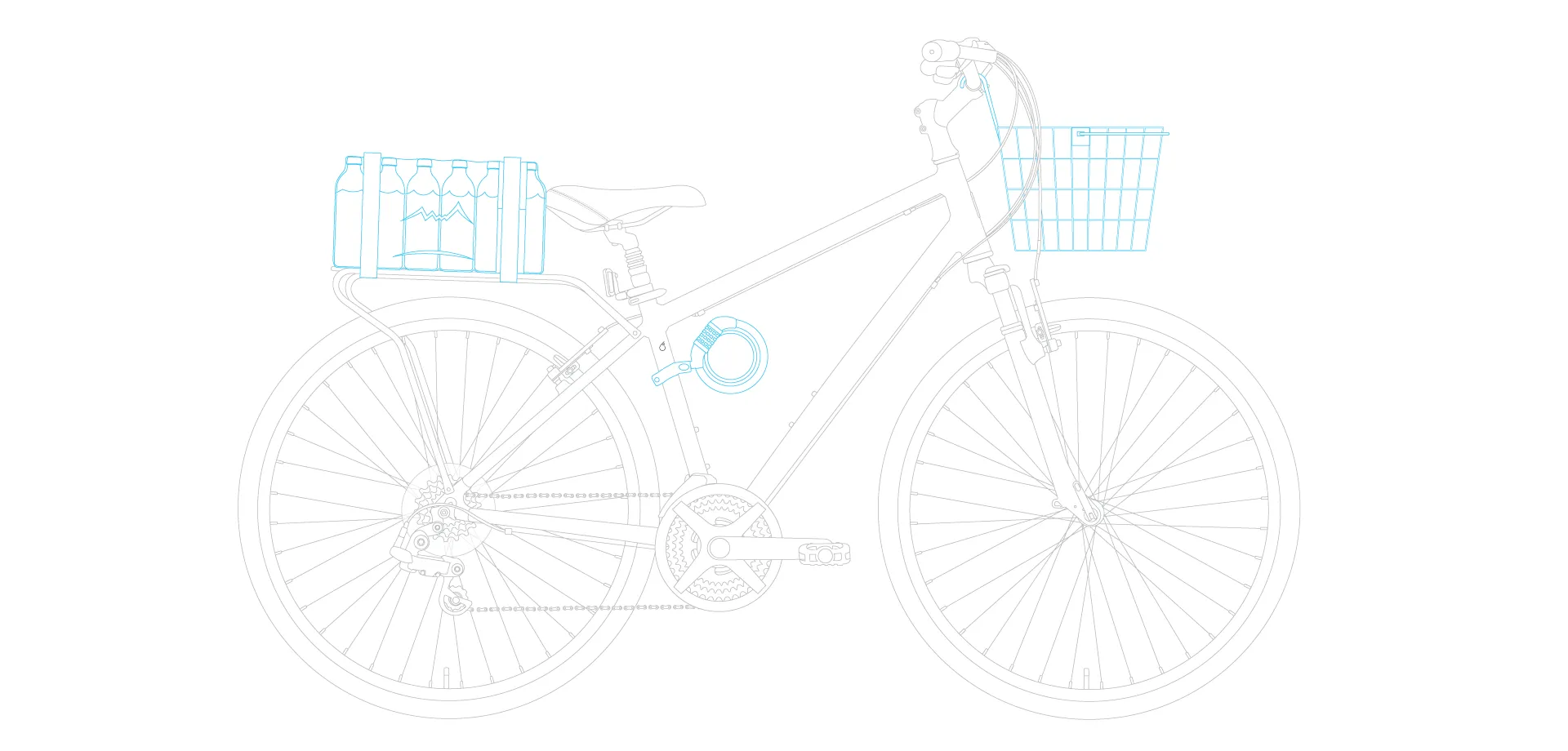 sixthreezero Pave n' Trail Men's 7-Speed Consistent Hybrid Bike