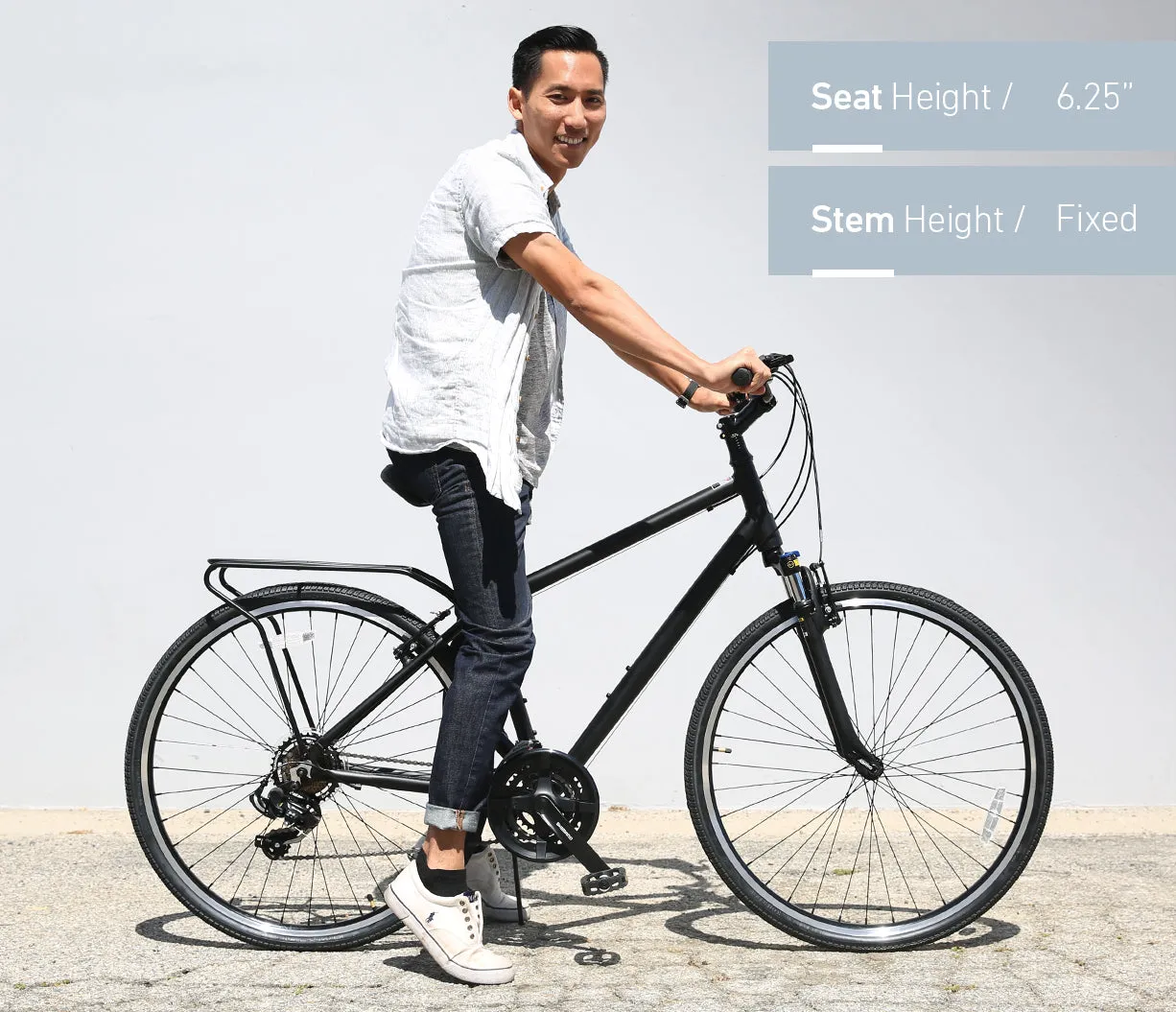 sixthreezero Pave n' Trail Men's 7-Speed Consistent Hybrid Bike