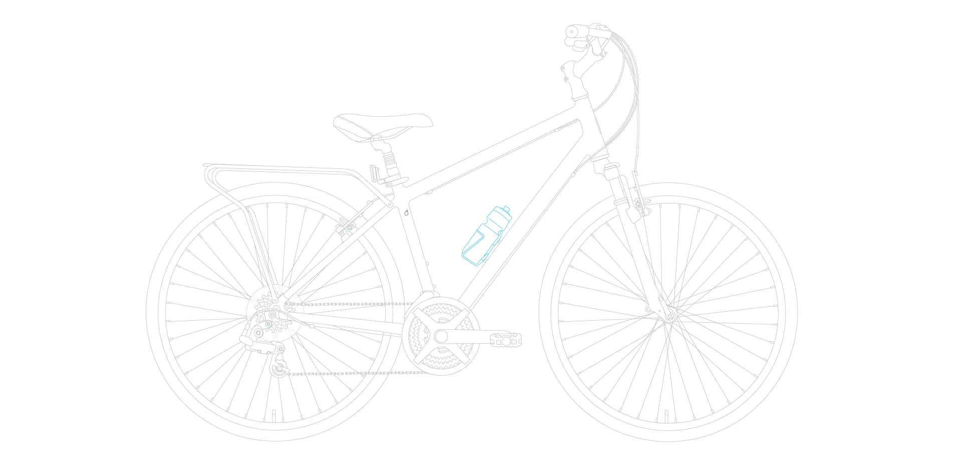 sixthreezero Pave n' Trail Men's 7-Speed Consistent Hybrid Bike