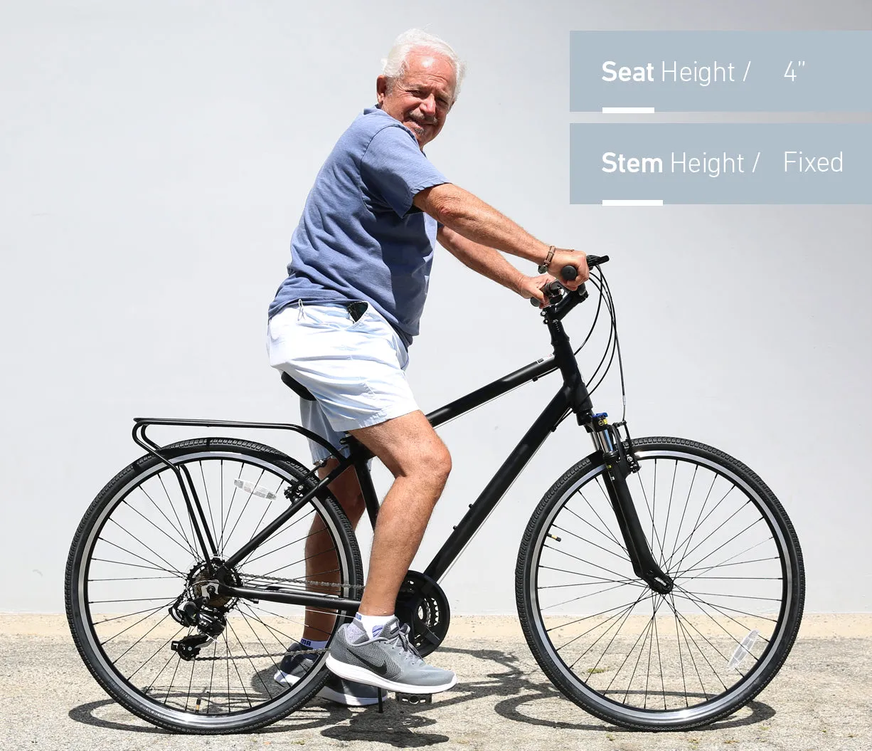 sixthreezero Pave n' Trail Men's 7-Speed Consistent Hybrid Bike
