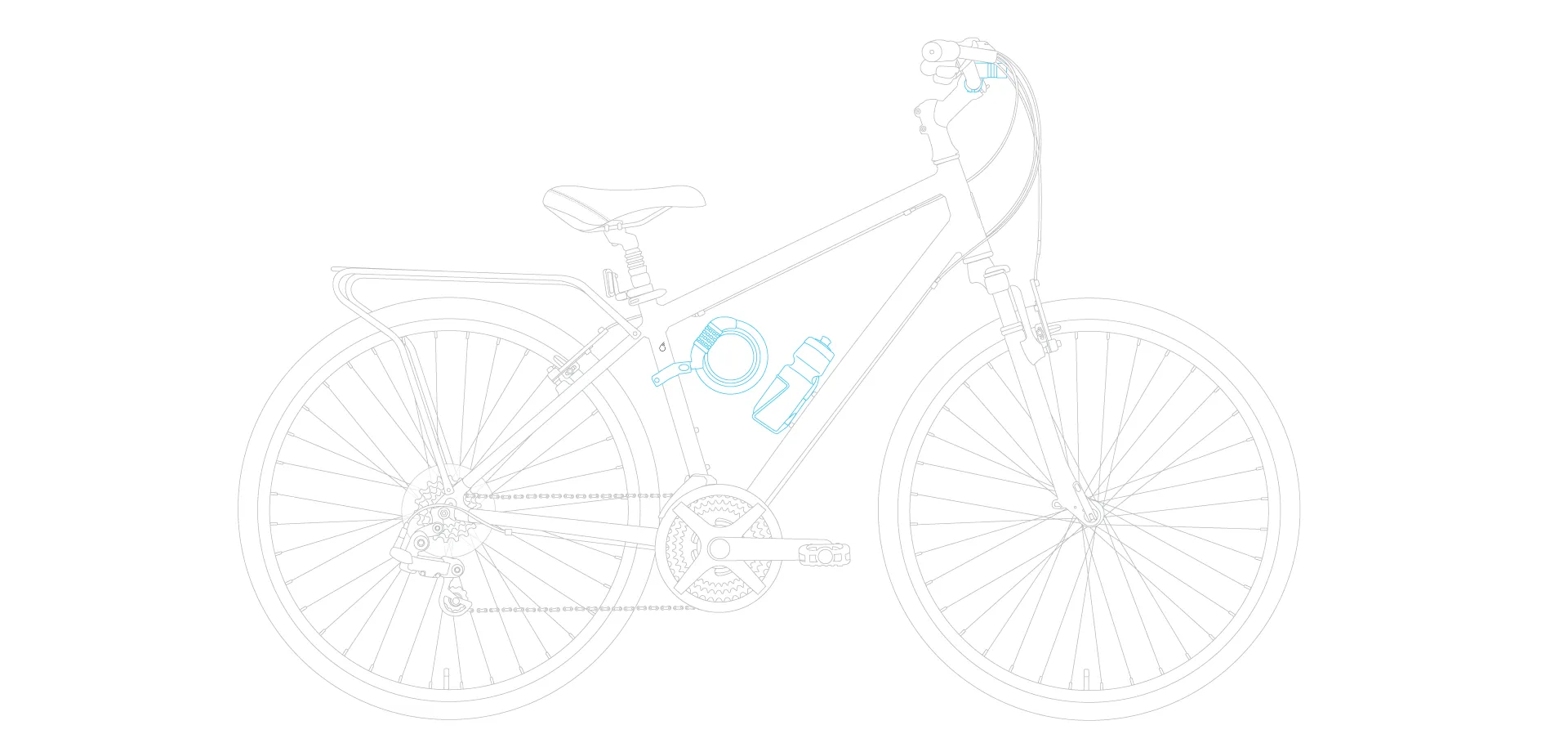 sixthreezero Pave n' Trail Men's 7-Speed Consistent Hybrid Bike