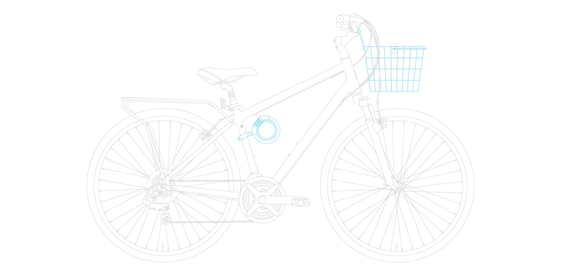 sixthreezero Pave n' Trail Men's 7-Speed Consistent Hybrid Bike