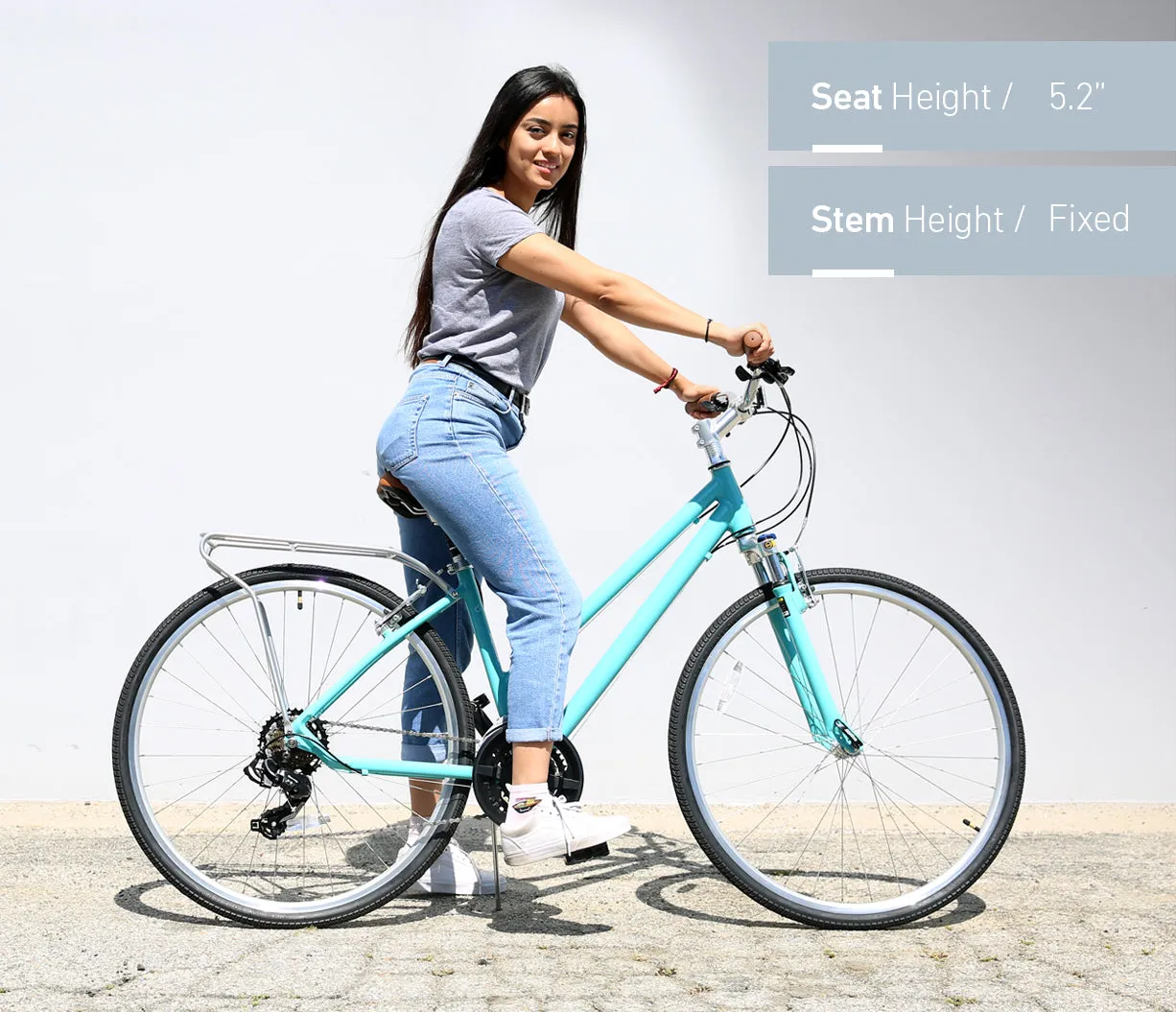 sixthreezero Pave n' Trail Women's 7-Speed Consistent Hybrid Bike