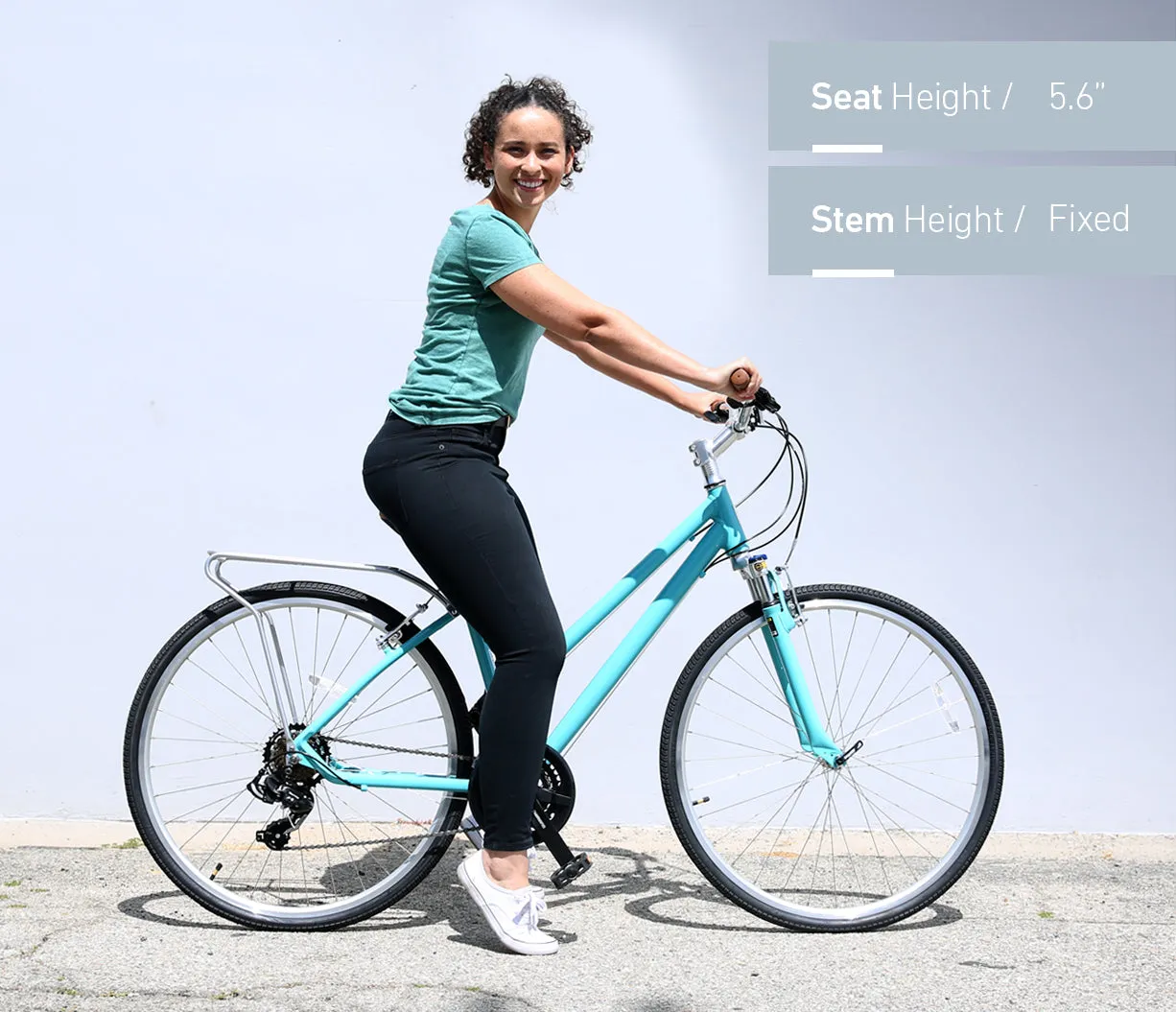 sixthreezero Pave n' Trail Women's 7-Speed Consistent Hybrid Bike