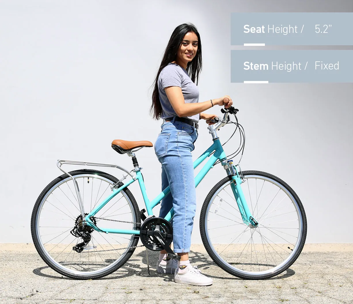 sixthreezero Pave n' Trail Women's 7-Speed Consistent Hybrid Bike