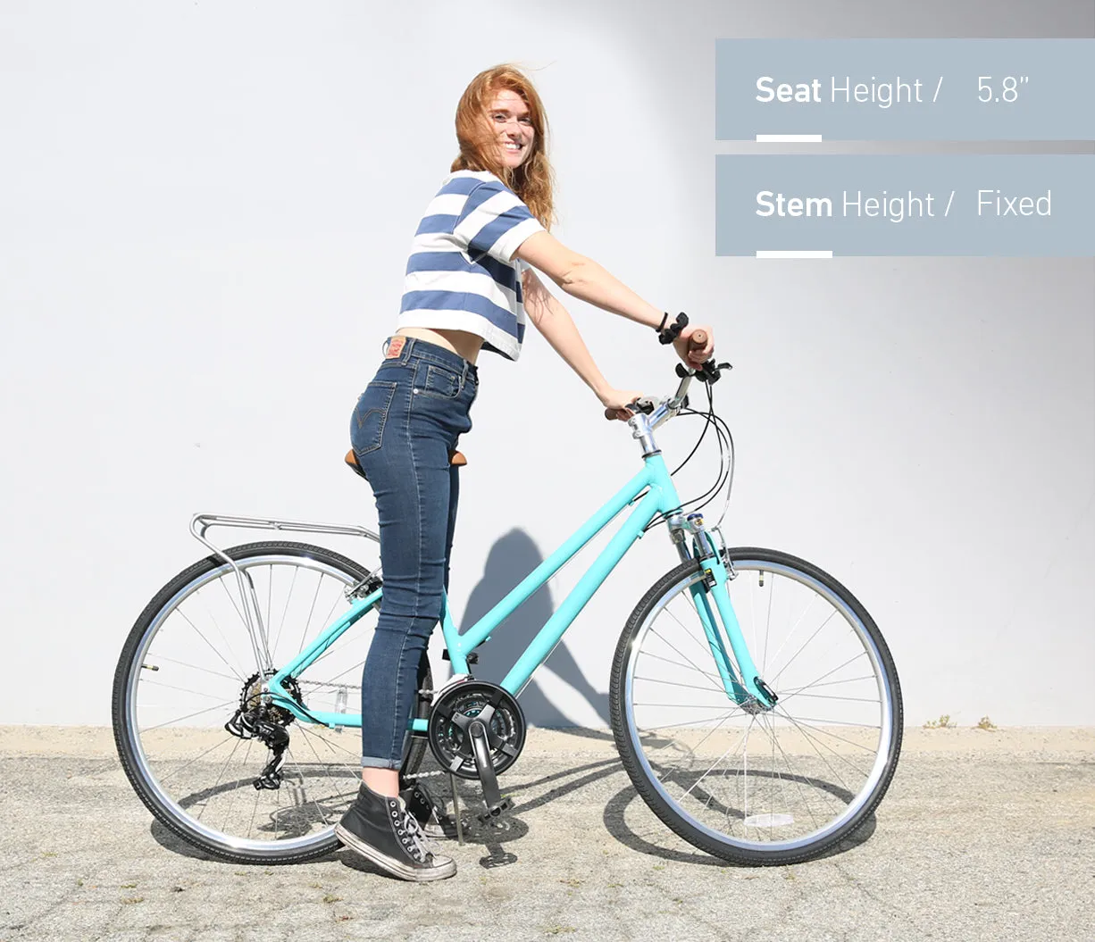 sixthreezero Pave n' Trail Women's 7-Speed Consistent Hybrid Bike