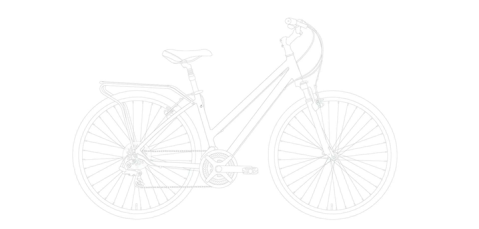 sixthreezero Pave n' Trail Women's 7-Speed Consistent Hybrid Bike