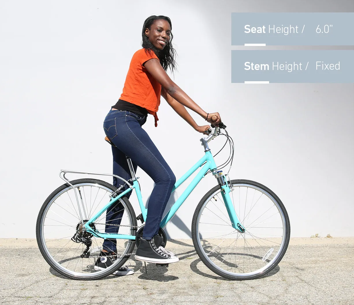 sixthreezero Pave n' Trail Women's 7-Speed Consistent Hybrid Bike