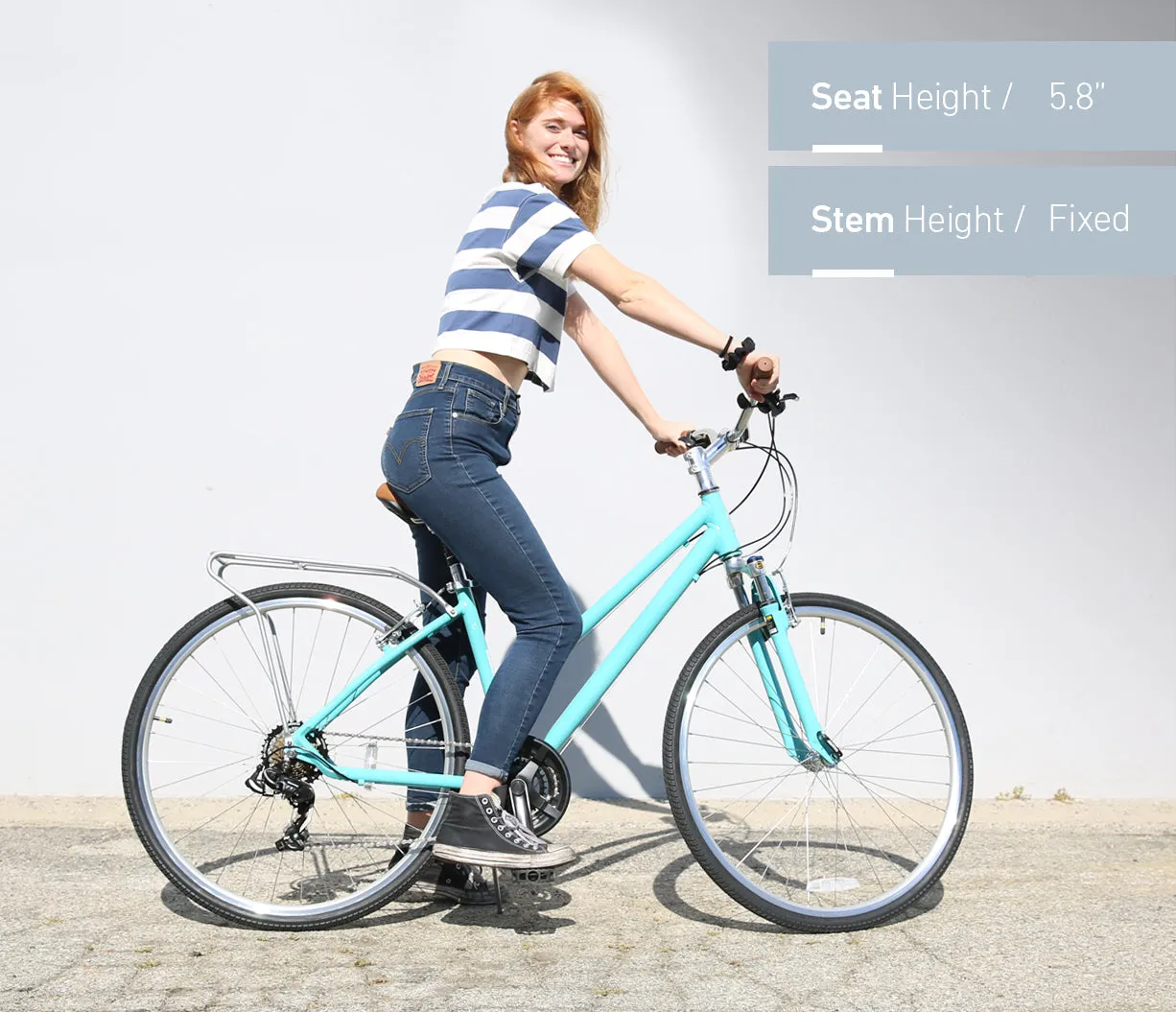 sixthreezero Pave n' Trail Women's 7-Speed Consistent Hybrid Bike