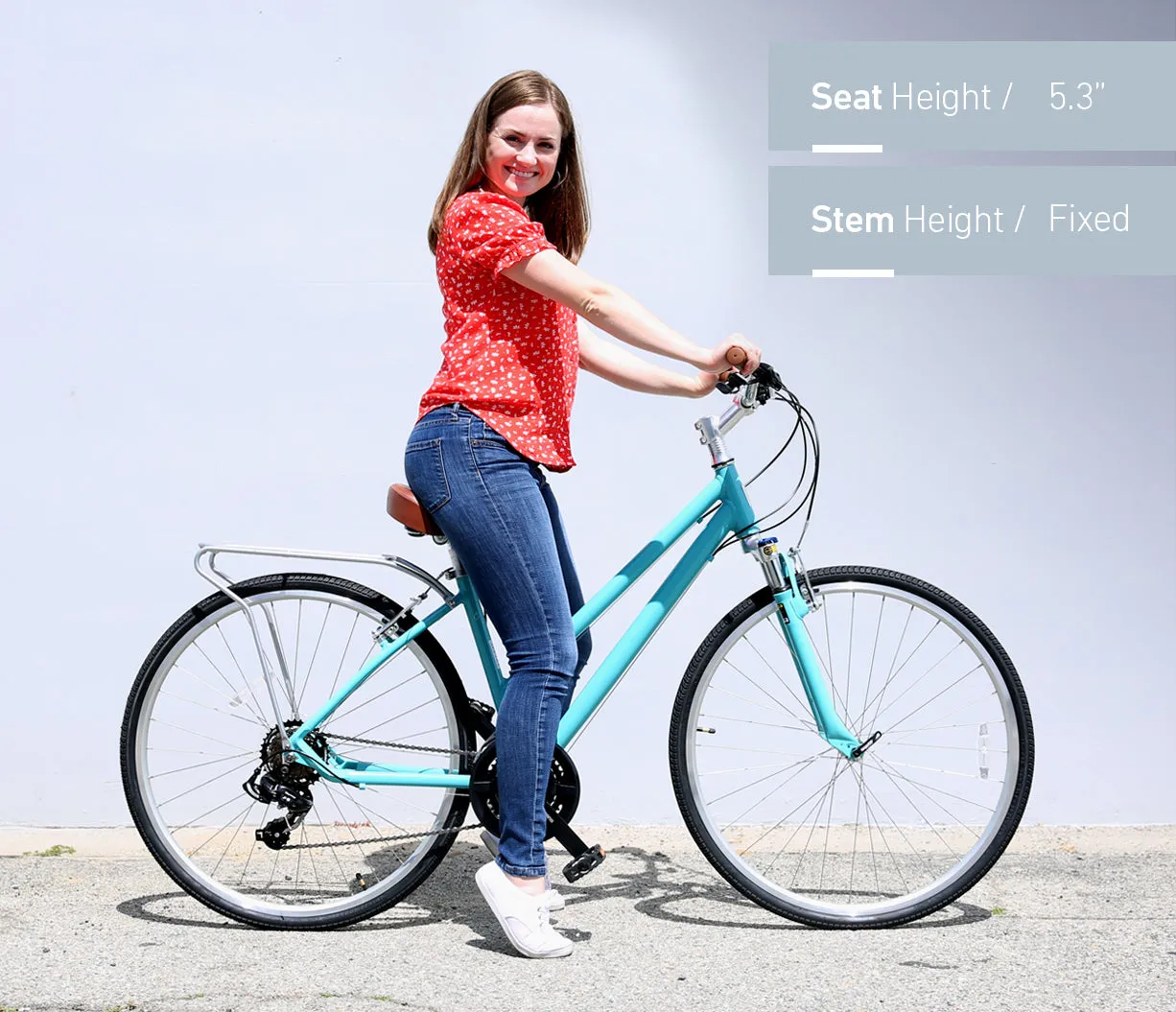 sixthreezero Pave n' Trail Women's 7-Speed Consistent Hybrid Bike