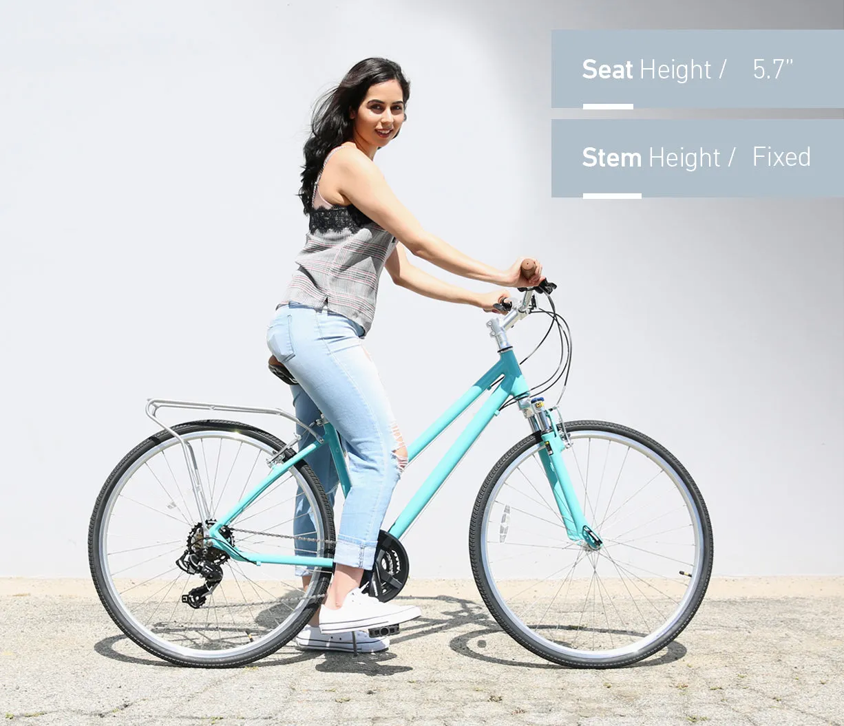 sixthreezero Pave n' Trail Women's 7 Speed Hybrid Bike
