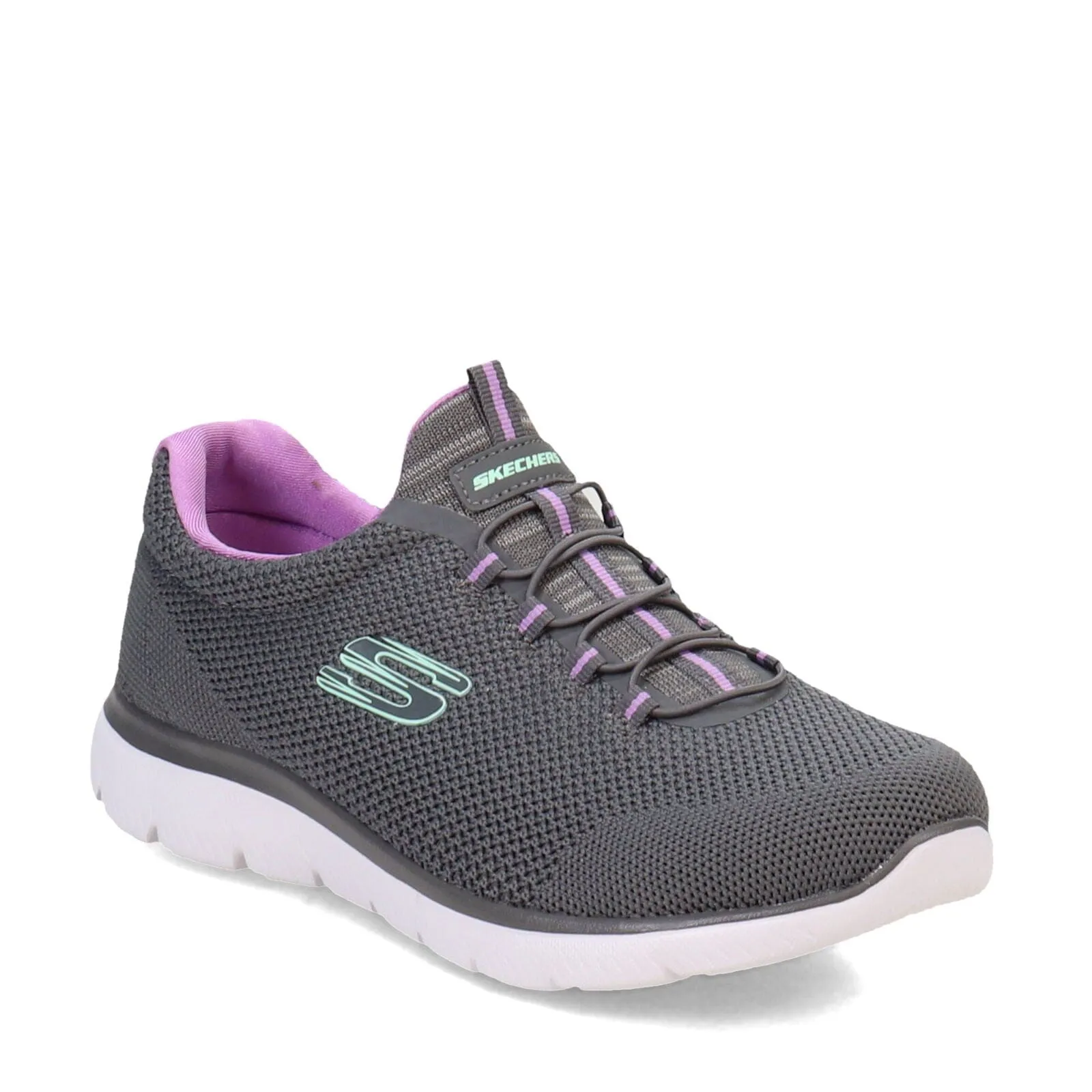 Skechers Women's Summit Cool Classic Sneakers- Charcoal