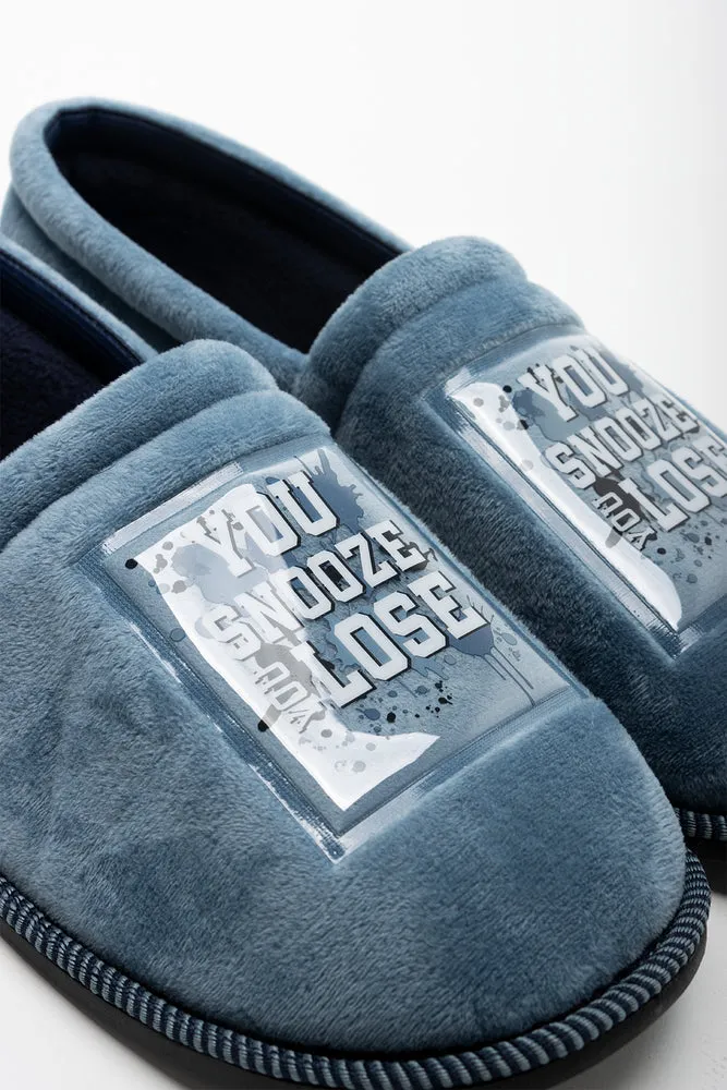 Slipper Blue