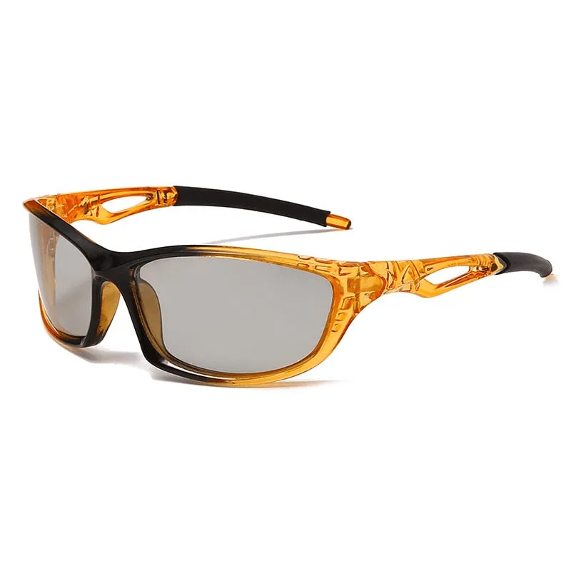 Unisex Photochromic Outdoor Sports Bike Cycling Goggle Glasses Sunglasses