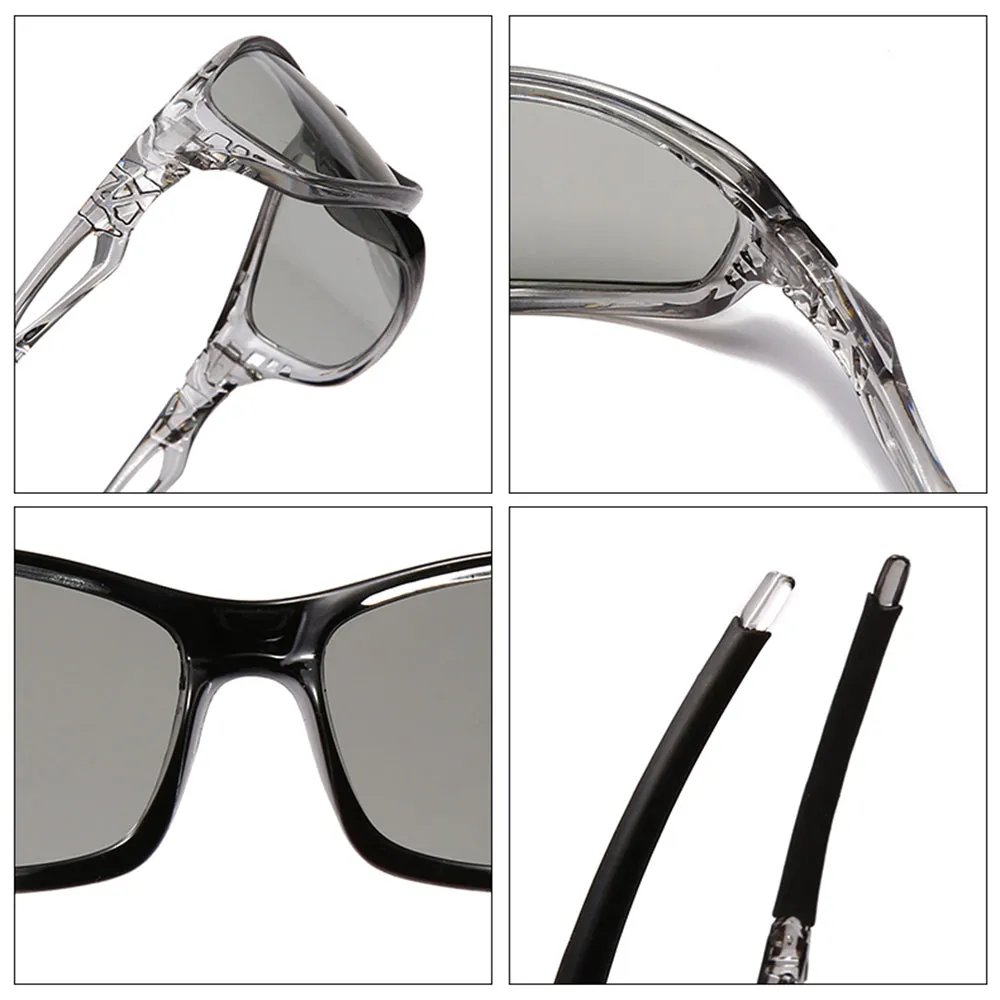 Unisex Photochromic Outdoor Sports Bike Cycling Goggle Glasses Sunglasses