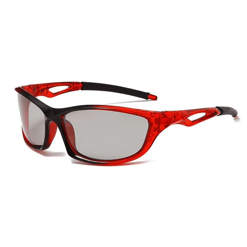 Unisex Photochromic Outdoor Sports Bike Cycling Goggle Glasses Sunglasses