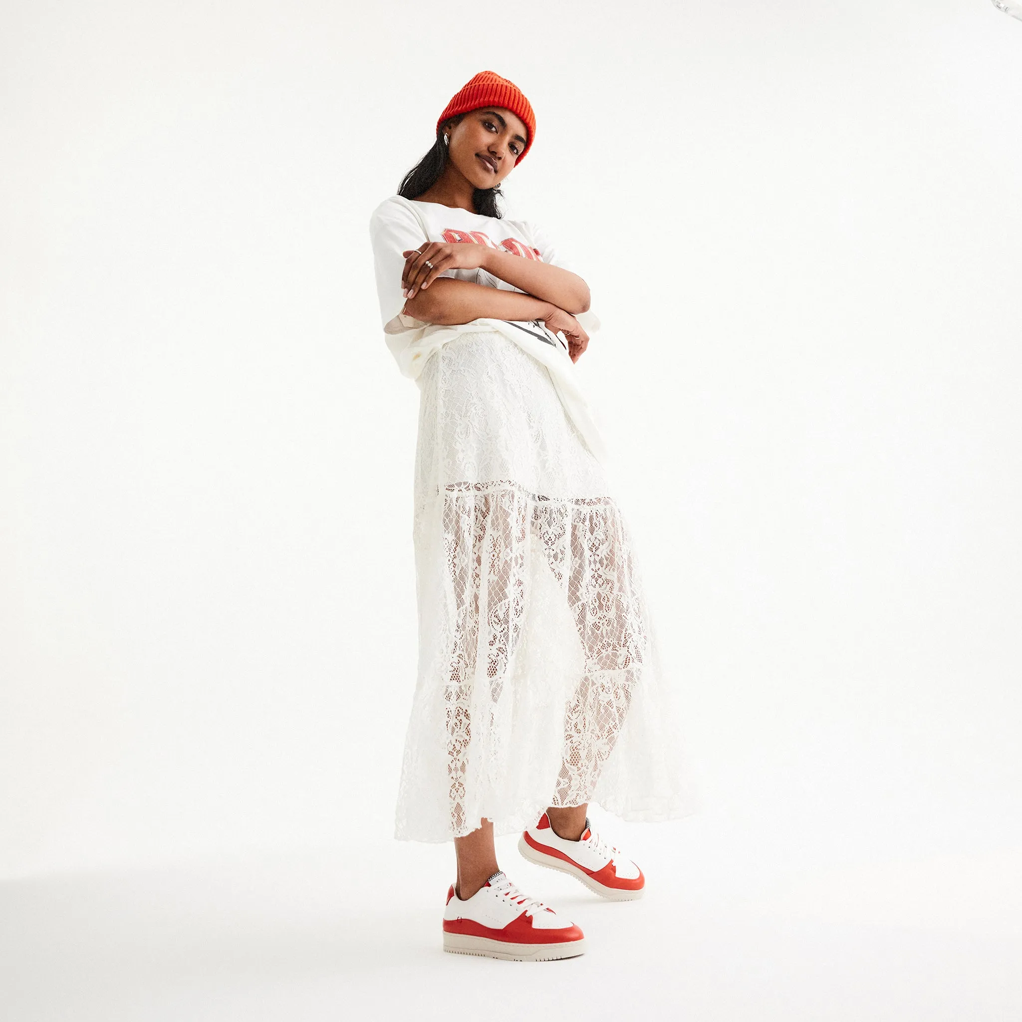 Wave Tangerine/White