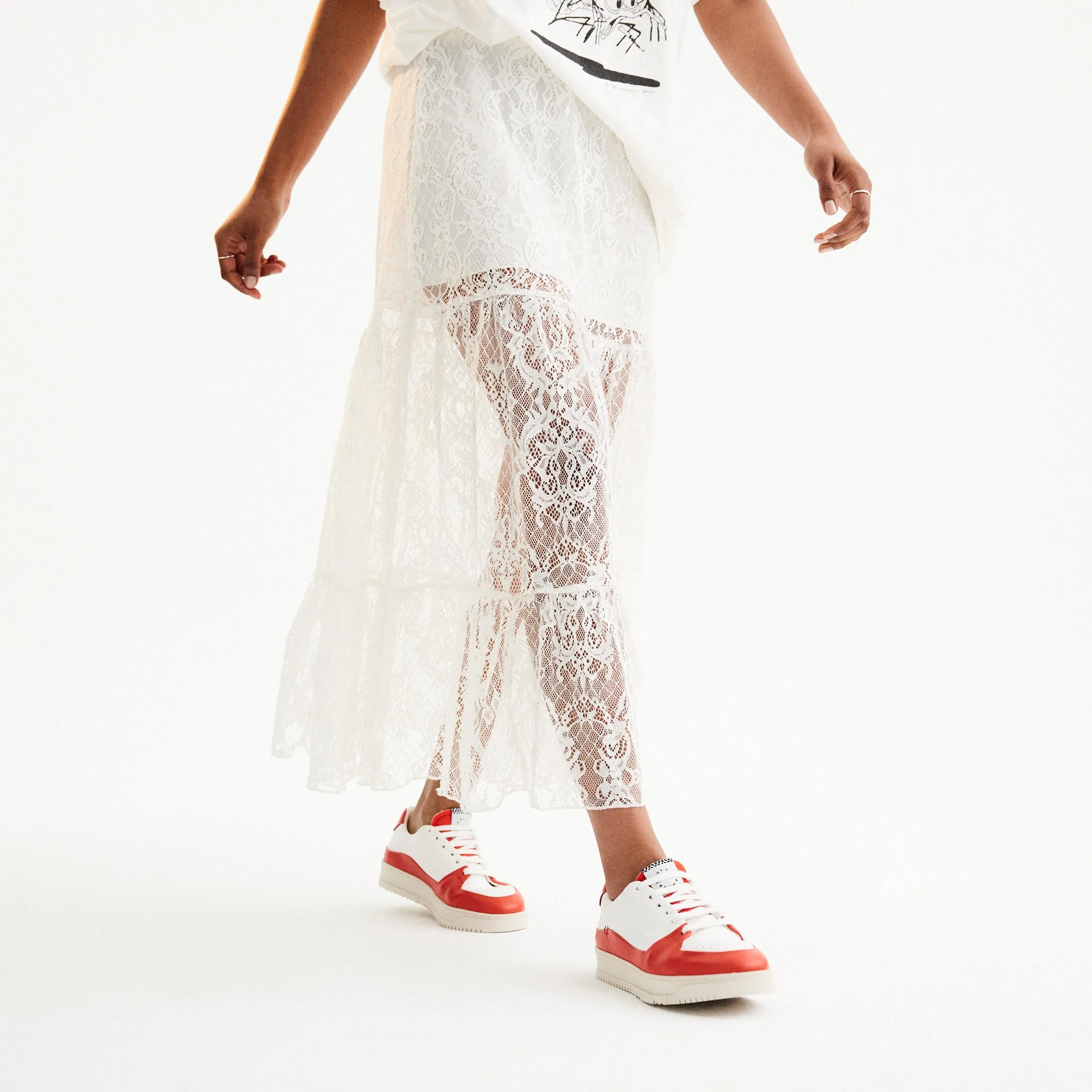 Wave Tangerine/White