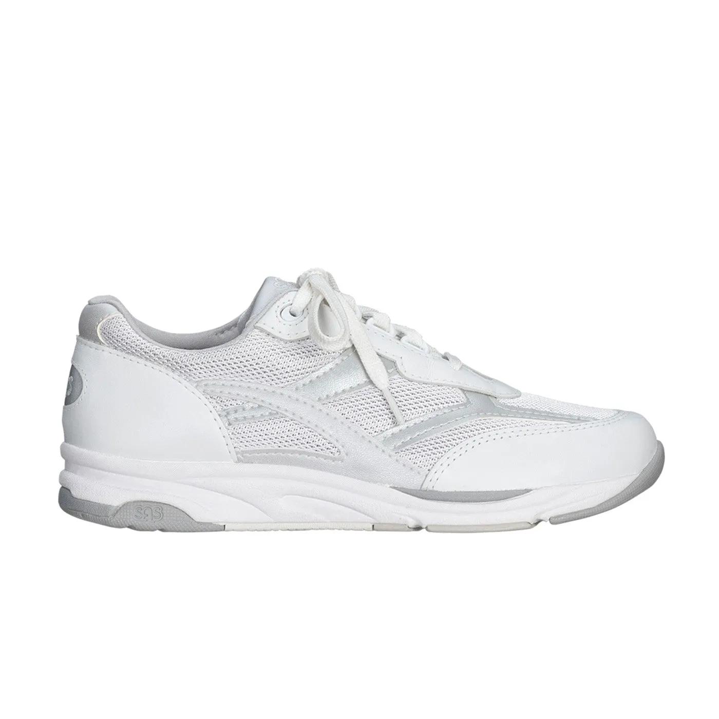 Women's Tour Mesh Lace Up Sneaker Silver