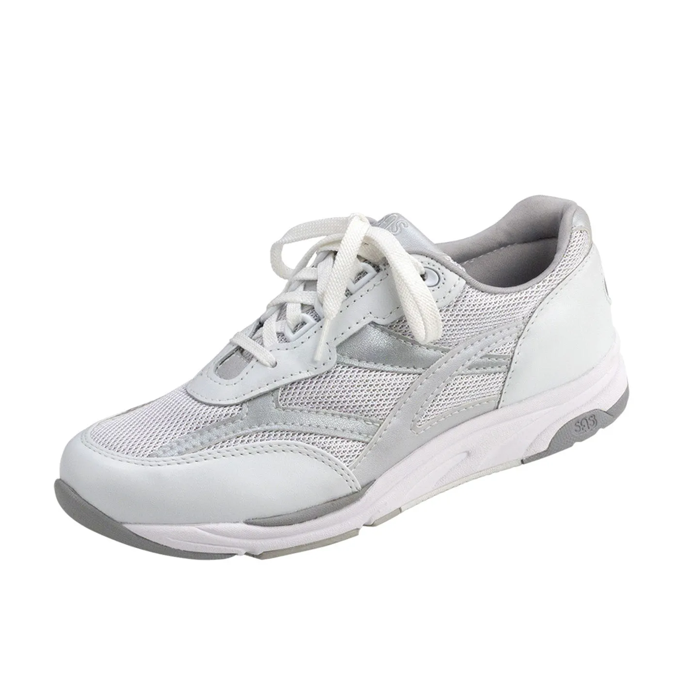 Women's Tour Mesh Lace Up Sneaker Silver