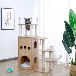 Wooden Cat Castle