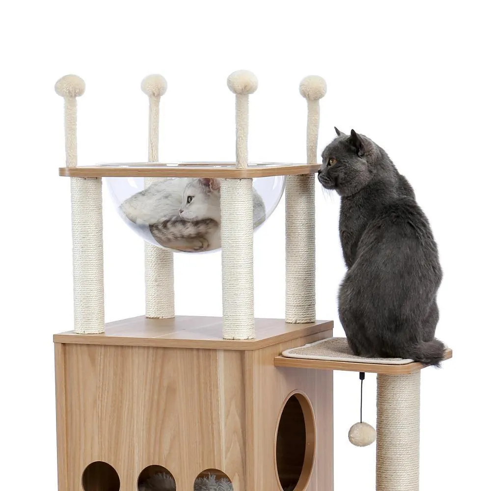 Wooden Cat Castle