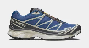 XT-6 Mens Running Shoes (Blue/Almond Milk/Asphalt)